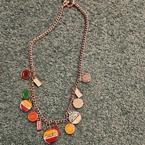 Coach Colorful Charm Necklace